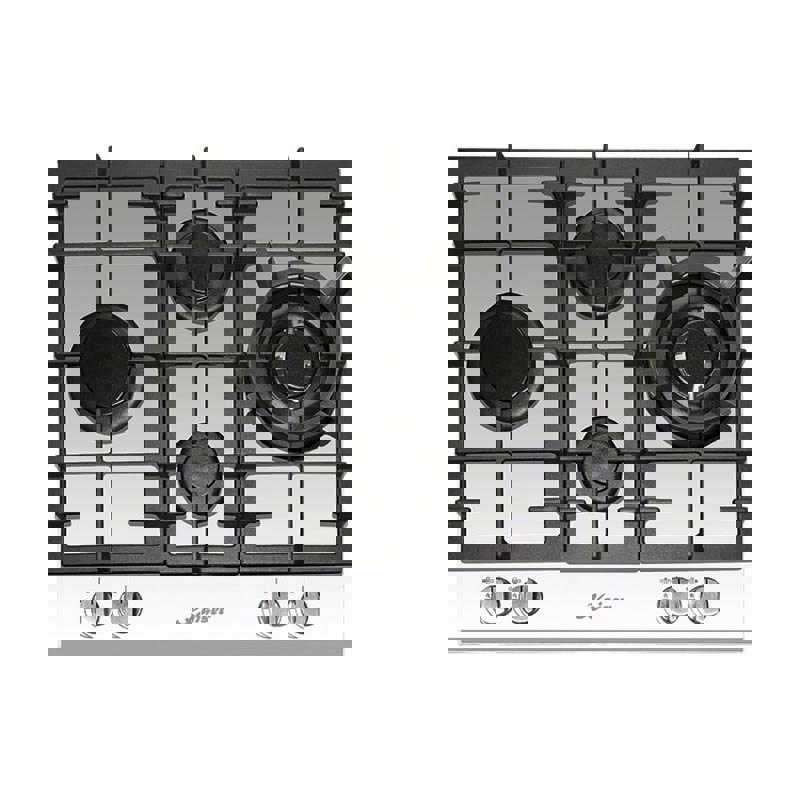 Изображение товара Газовая варочная панель Kaiser KCG 6394 W Turbo Romb 58 см 4 конфорки белая