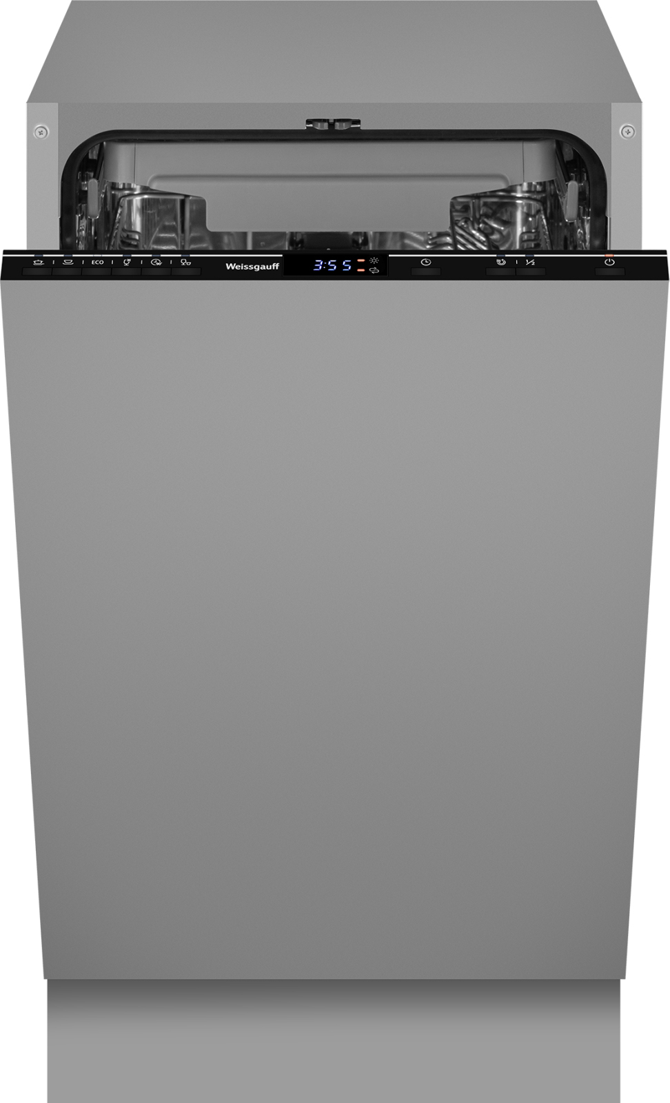 Изображение товара Встраиваемая посудомоечная машина Weissgauff BDW 4536 D 45 см с 6 программ