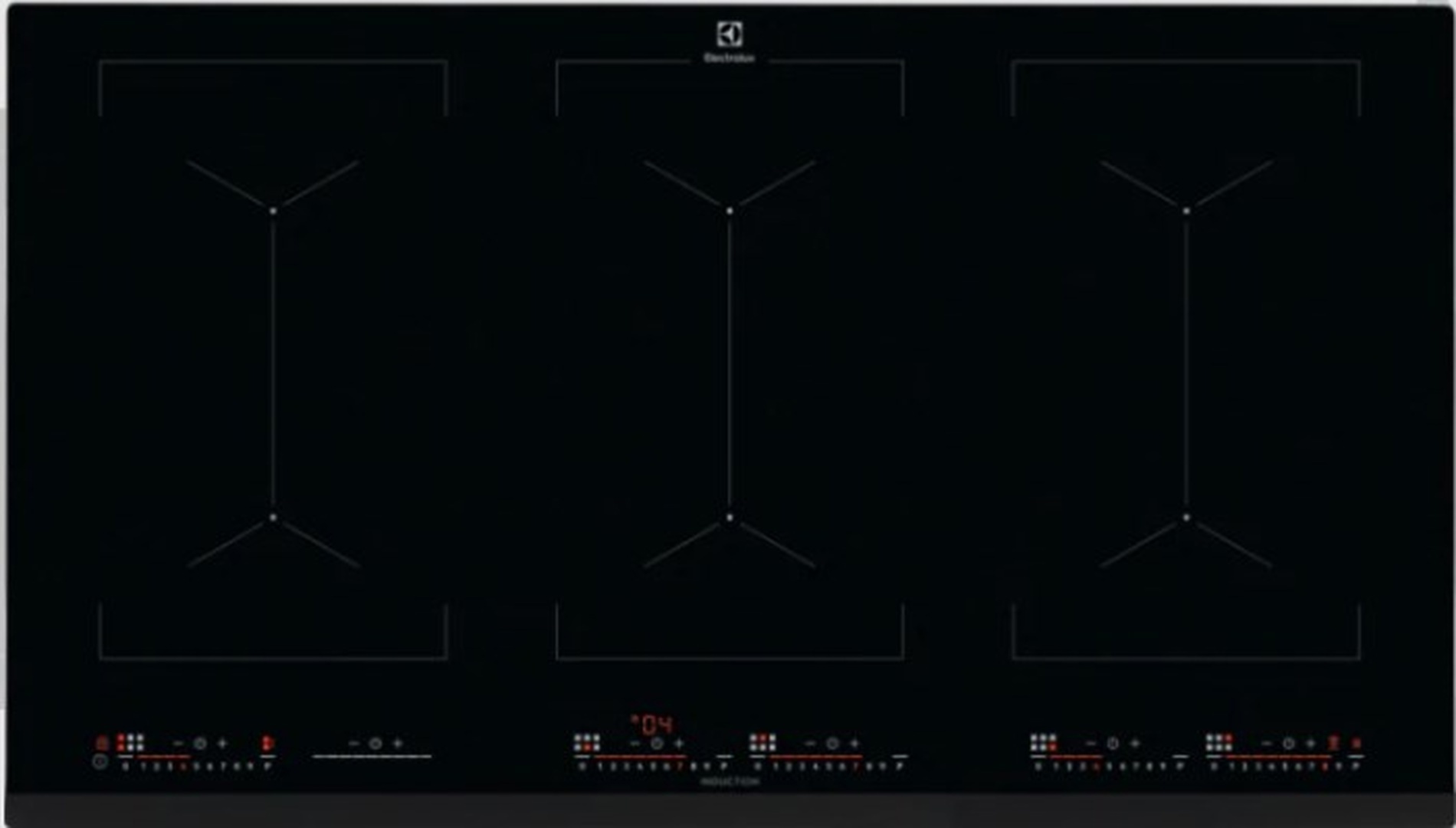 Изображение товара Индукционная варочная панель Electrolux EIV9467 с четырьмя конфорками