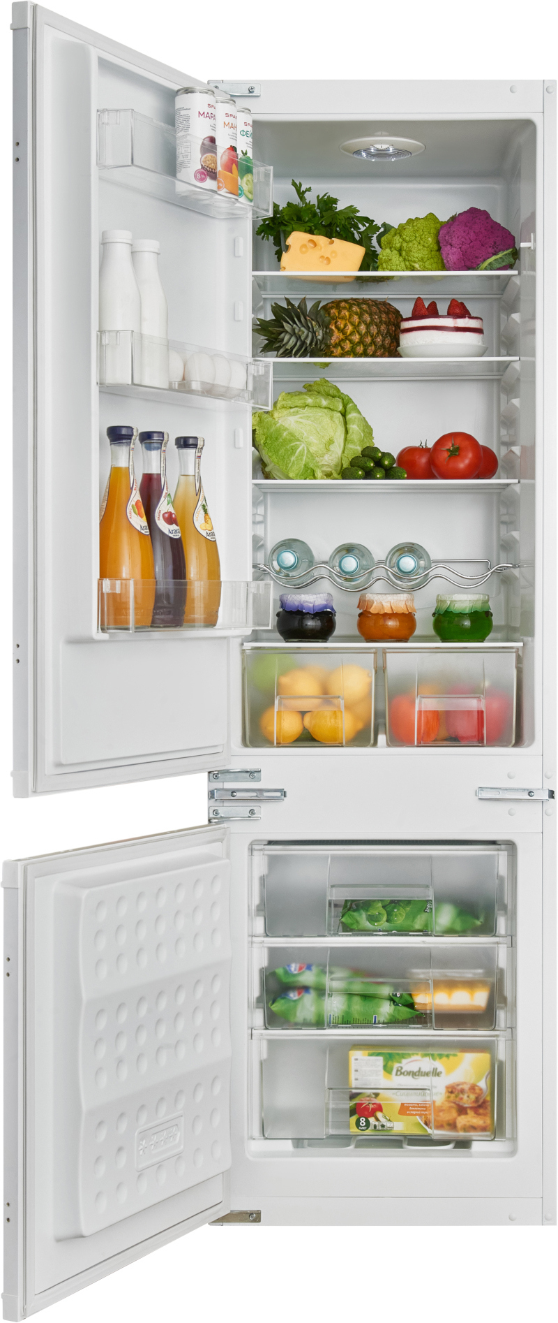 Изображение товара Встраиваемый холодильник Ascoli ADRF229BI 54x180 см цвет белый