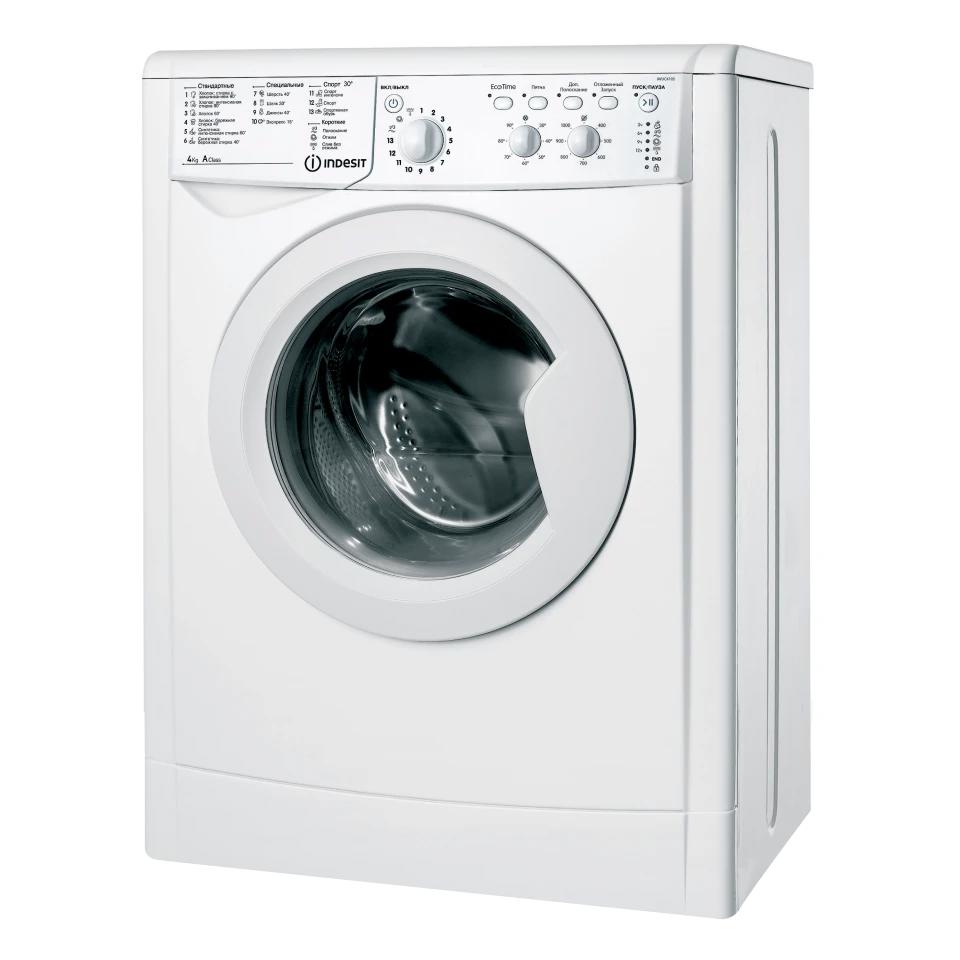 Изображение товара Стиральная машина Indesit Iwuc 4105 59.9x84.9x32.9 см 4 кг цвет белый