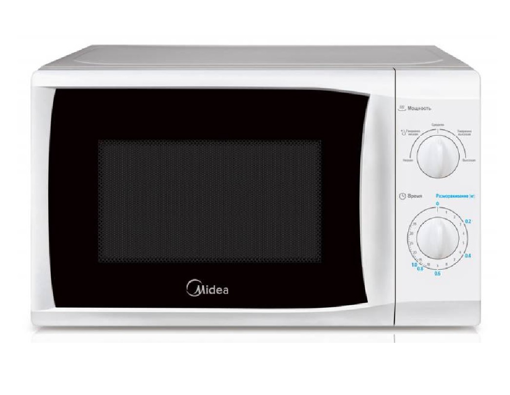 Изображение товара Отдельностоящая микроволновая печь Midea MM720CFB 20 л 44x25.8x34.5 см цвет белый