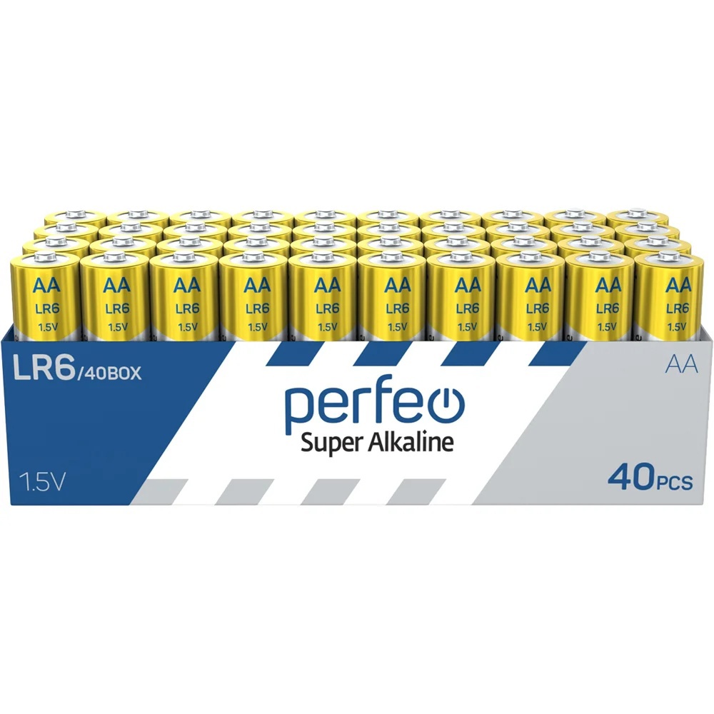 Изображение товара Батарейка Perfeo Super алкалиновая LR06 AA 40 шт.