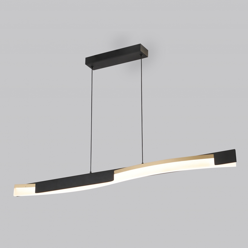 Изображение товара Подвесной светодиодный светильник Iledex C4791-102 MBK+SGD 2 м² регулируемый белый черный