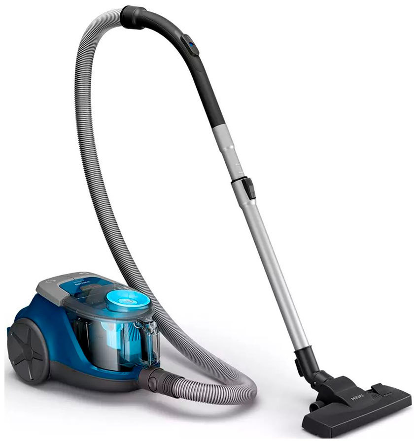 Изображение товара Пылесос с контейнером Philips 2000 series xb2022/01 1800 Вт 1.3 л цвет синий черный Изображение товара Пылесос с контейнером Philips 2000 series xb2022/01 1800 Вт 1.3 л цвет синий черный