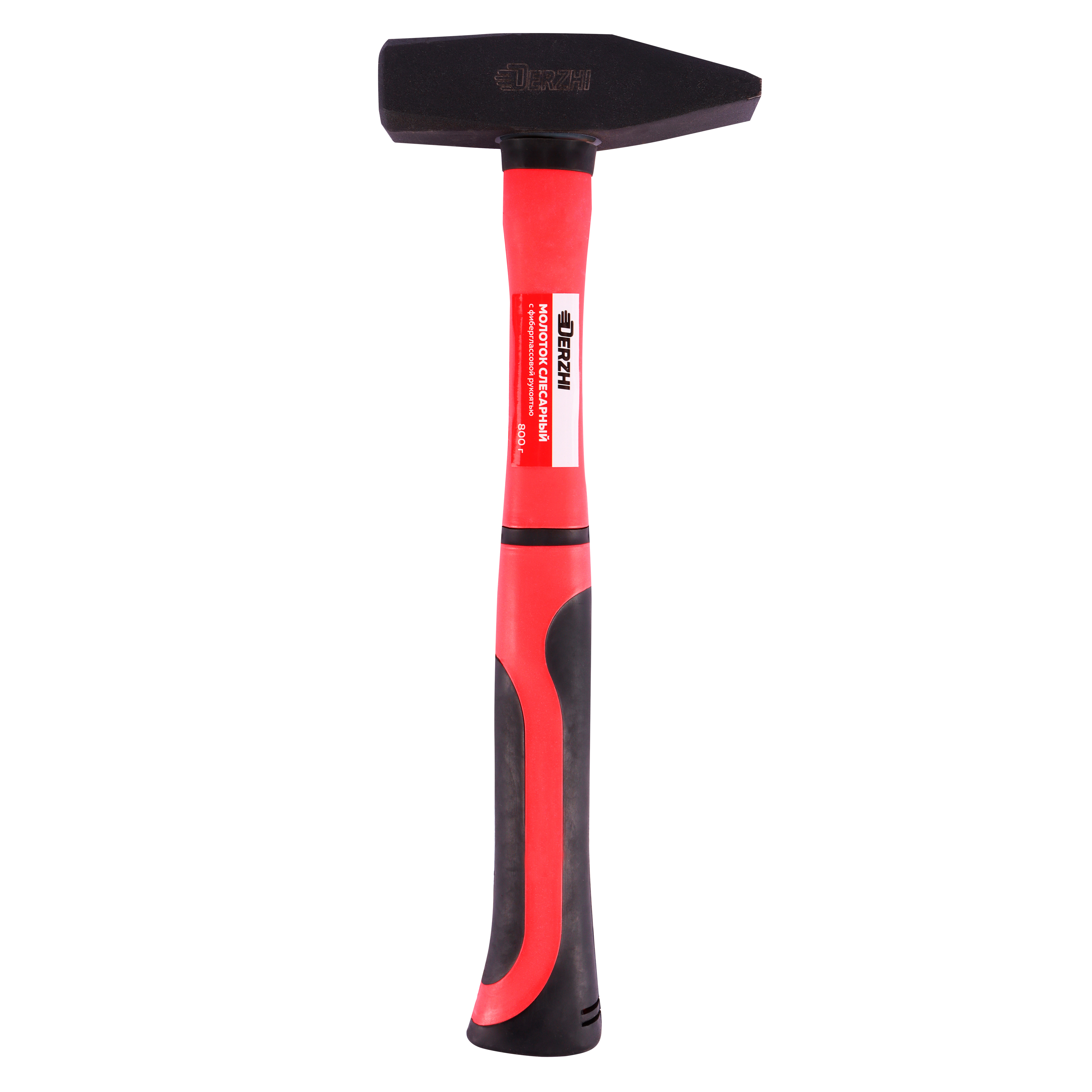 Изображение товара Молоток слесарный Derzhi 8802-080 фиберглассовая рукоятка 800 г