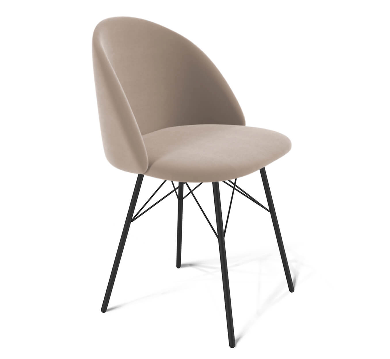 Изображение товара Стул Sheffilton 4214742107 современный микровелюр надежные металлические опоры