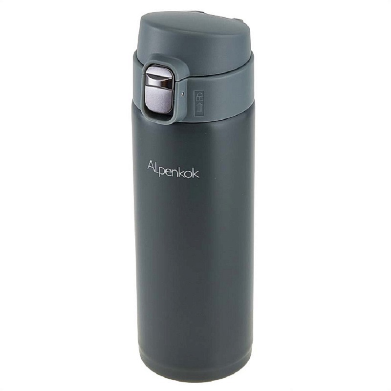 Изображение товара Термокружка 380 мл Alpenkok AK-04813A металлическая с вакуумной изоляцией