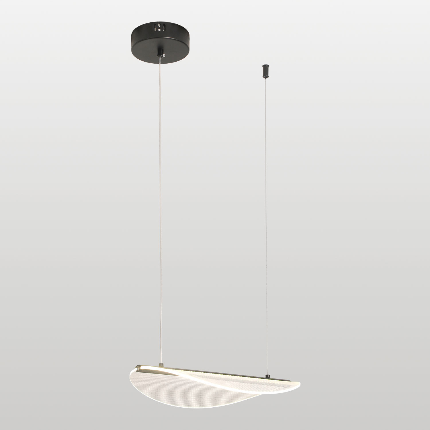 Изображение товара Светильник подвесной светодиодный Lussole Calvert Lsp-7367 4 м² нейтральный белый свет цвет черный