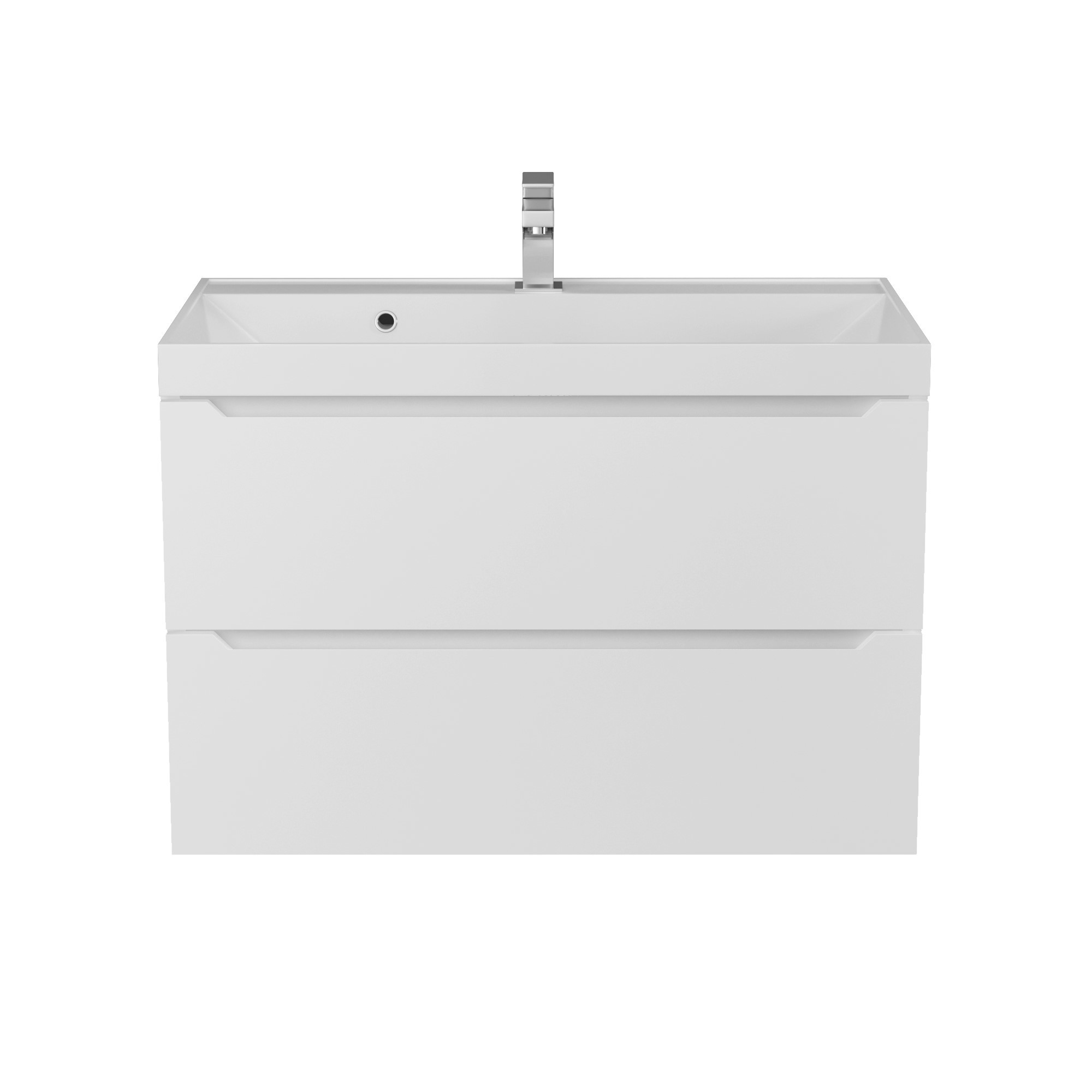 Изображение товара Тумба с раковиной для ванной Uperwood Tanos 80 см белая