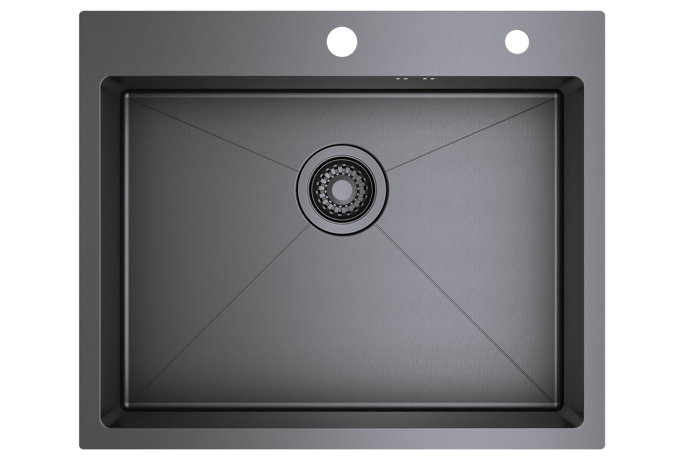 Изображение товара Кухонная мойка Raglo R701 60x50 см нержавеющая сталь графитовая с комплектом