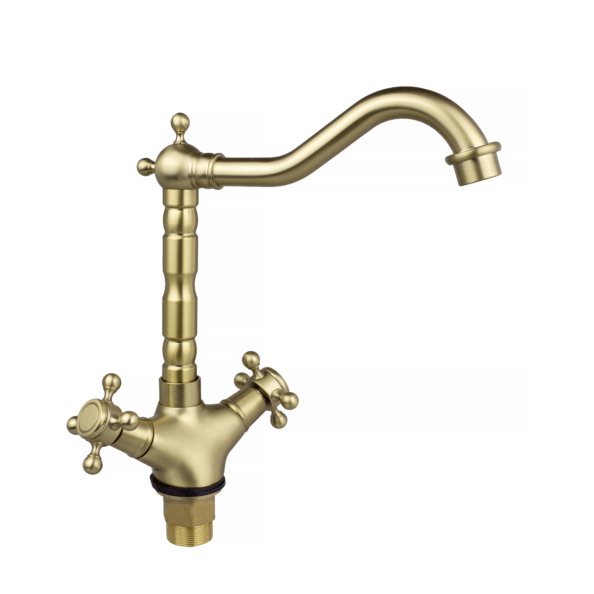 Изображение товара Смеситель для кухни Oute T9713BQ поворотный излив 20 см бронза