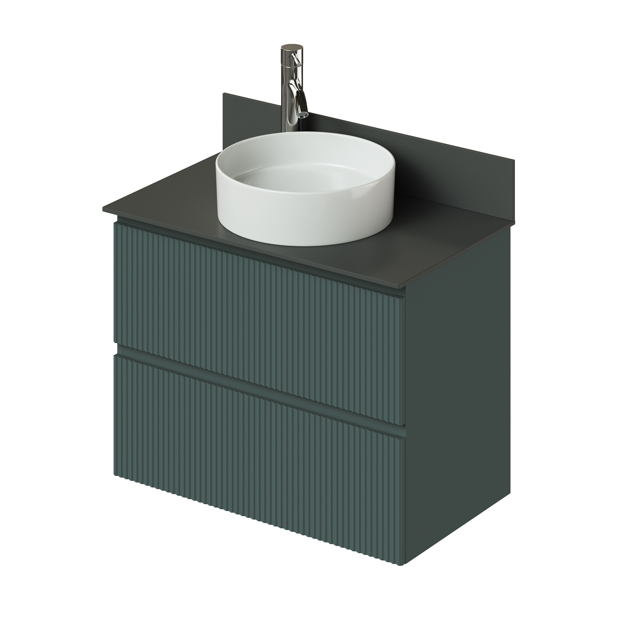 Изображение товара Тумба под раковину напольная Итана 4657836466966 78.2см цвет велютто авокадо