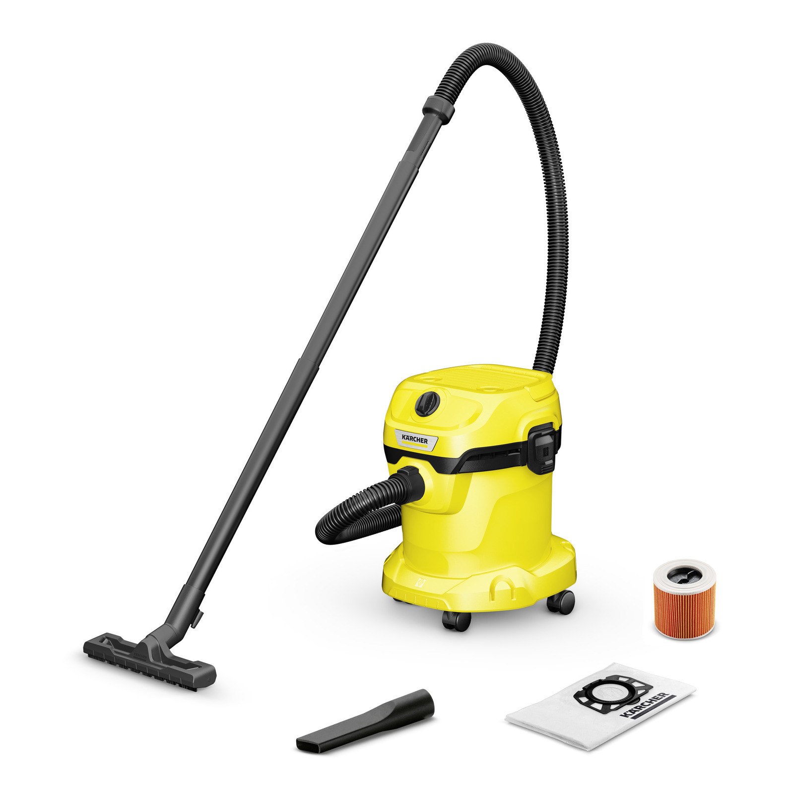 Изображение товара Строительный пылесос Karcher WD 2 Plus V-15/6/18/C с функцией выдува