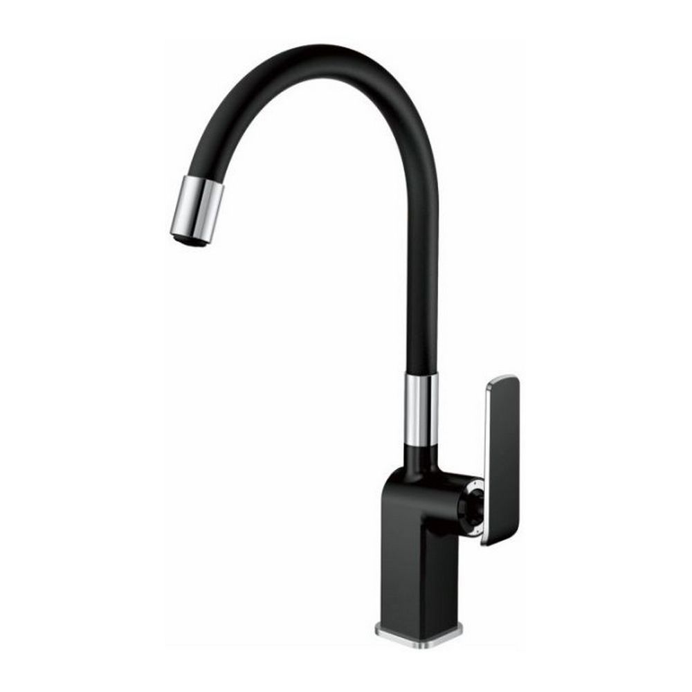 Изображение товара Смеситель для кухни Haiba HB73548-7 с поворотным изливом черный