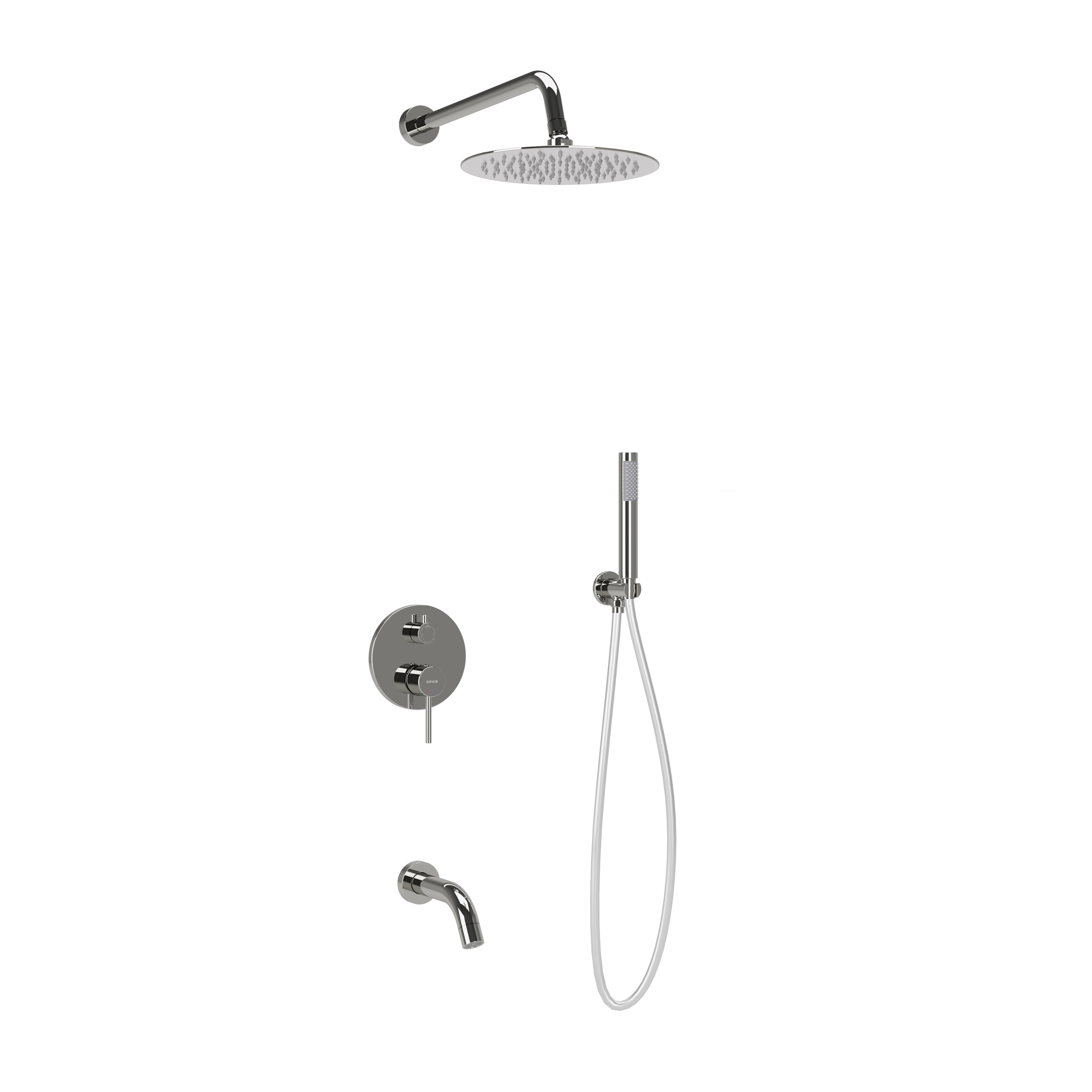 Изображение товара Душевая система Sancos Select SC3004CH встраиваемая цвет хром