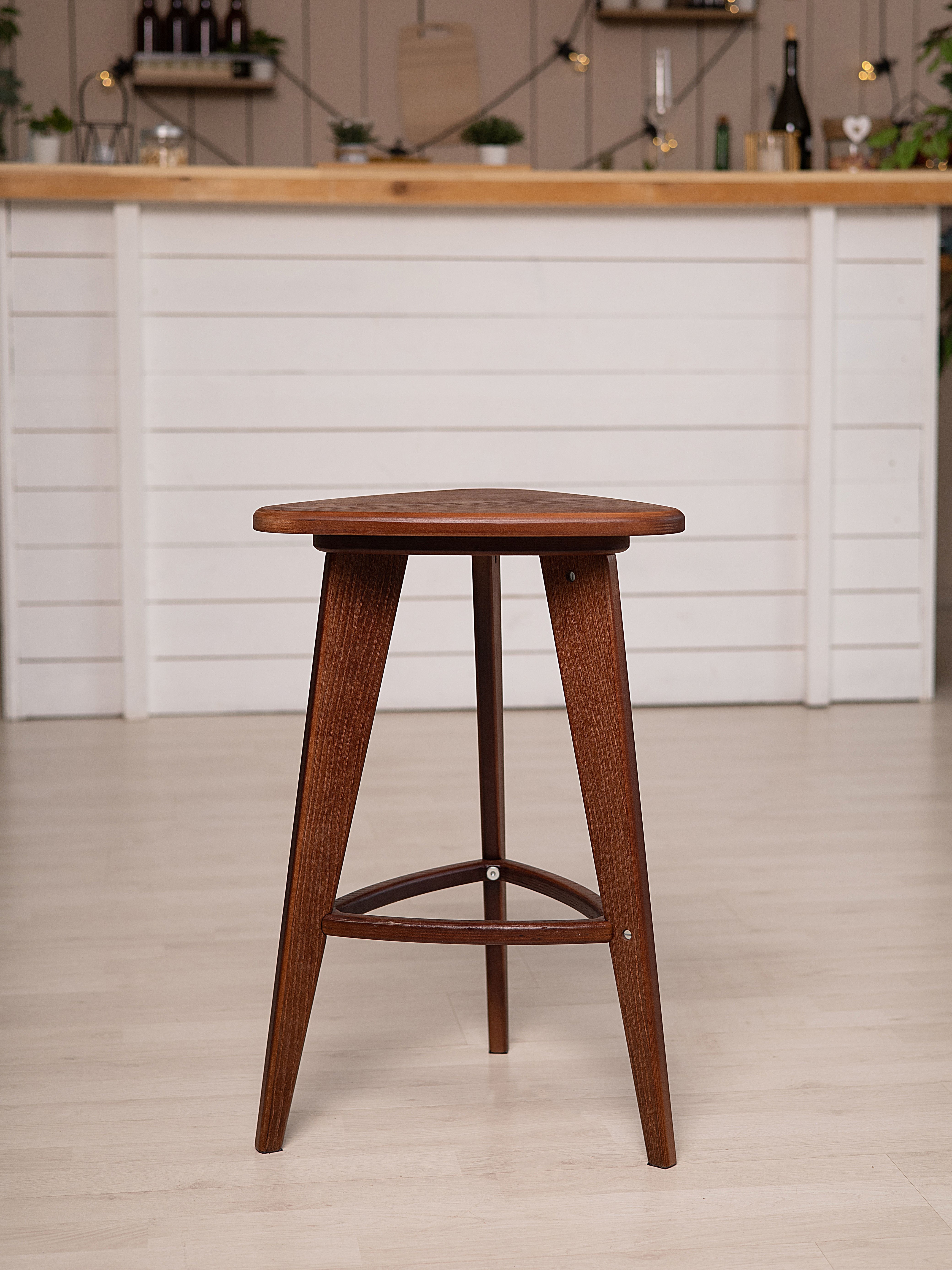 Изображение товара Барный табурет Glider Полубарный 60 см, коричневый, береза