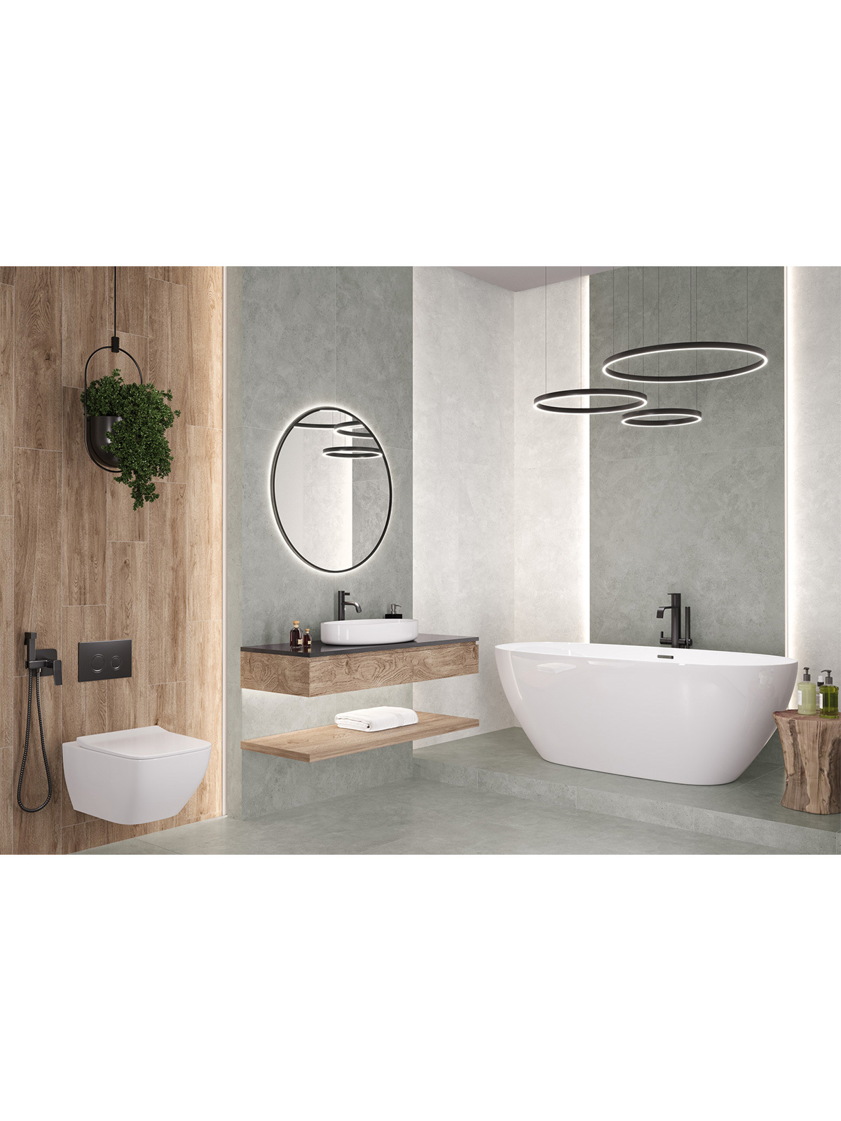 Изображение товара Керамогранит Alma ceramica Sharp GFU60120SHP70R 60x120см цвет серый