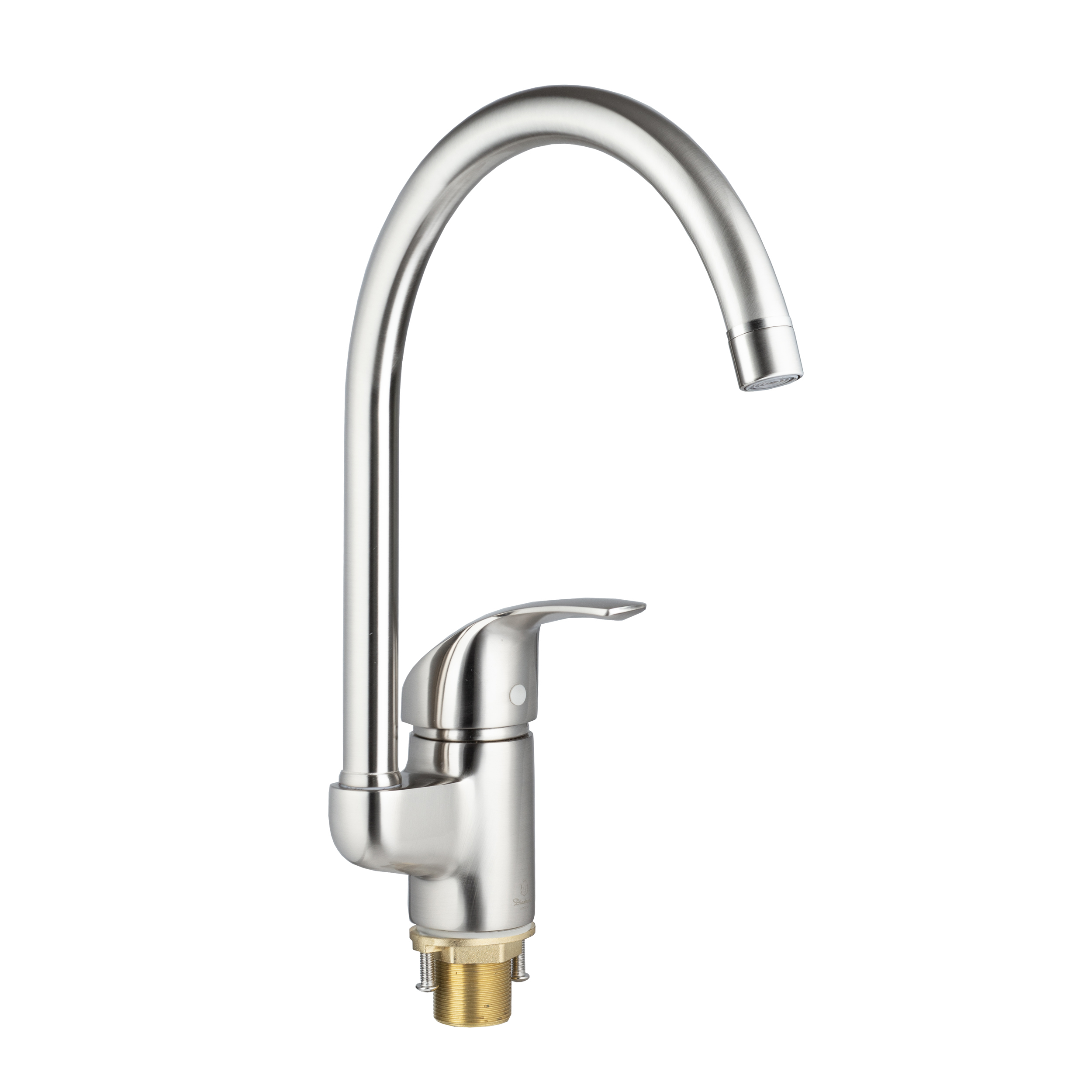 Изображение товара Смеситель для кухни Diadonna D81-770102L поворотный излив 22.5 см цвет сатин