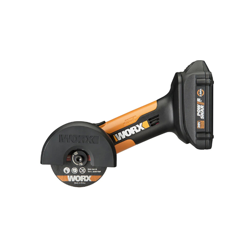 Изображение товара Аккумуляторная угловая шлифмашина WORX WX801, 20 В Li-Ion, 76 мм