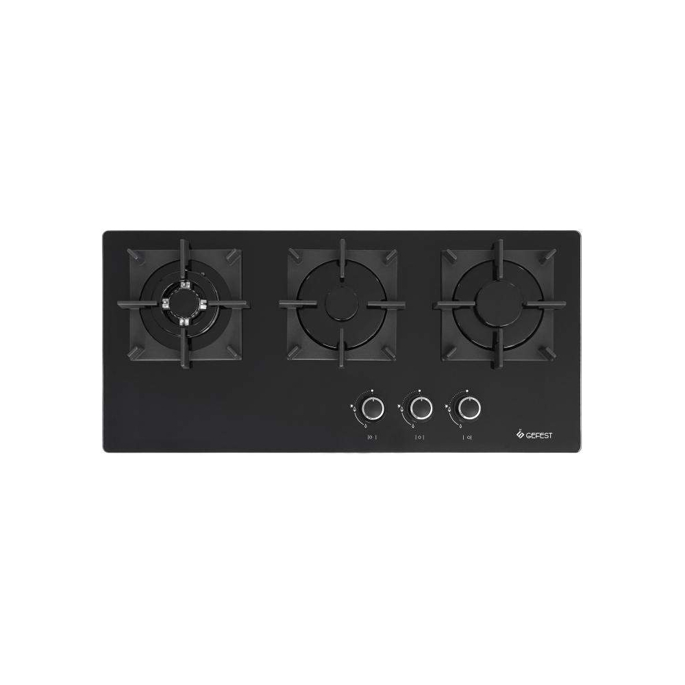 Изображение товара Газовая варочная панель Gefest ПВГ 2150-01 К33 3 конфорки черный
