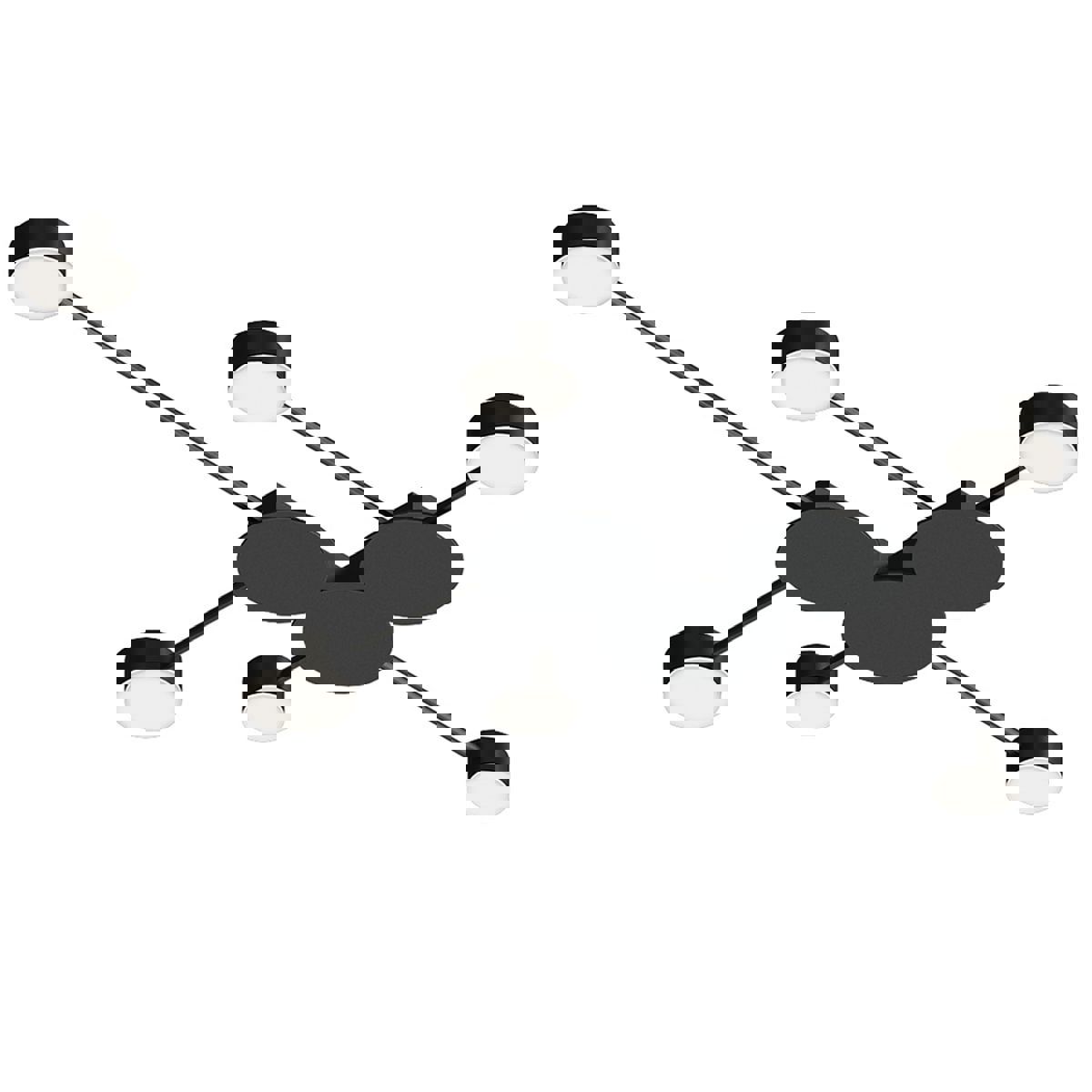 Изображение товара Люстра потолочная светодиодная Kink Light Фирс 2206D 19 управление с пультом и смартфонами