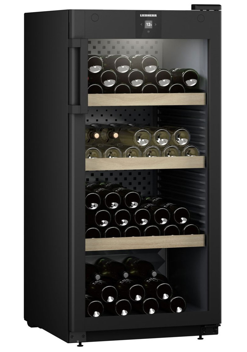 Изображение товара Винный шкаф Liebherr WSbl 140 бутылок, черный, электронное управление