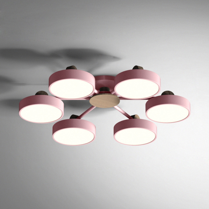 Изображение товара Люстра потолочная Imperiumloft Move 6 178255-26 6 ламп 36 м² цвет розовый