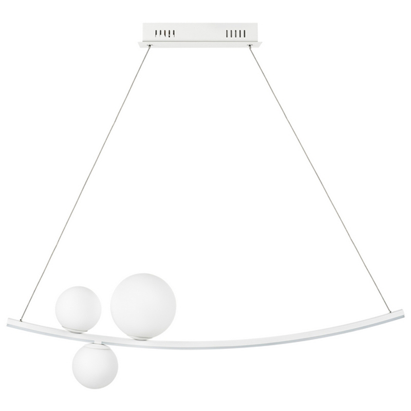 Изображение товара Подвесная люстра светодиодная Lightstar Croco 815436 белая современная