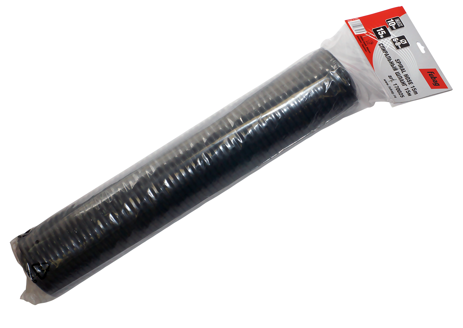 Изображение товара Шланг для компрессора Fubag 170025 10 бар 10 м Rapid нейлон