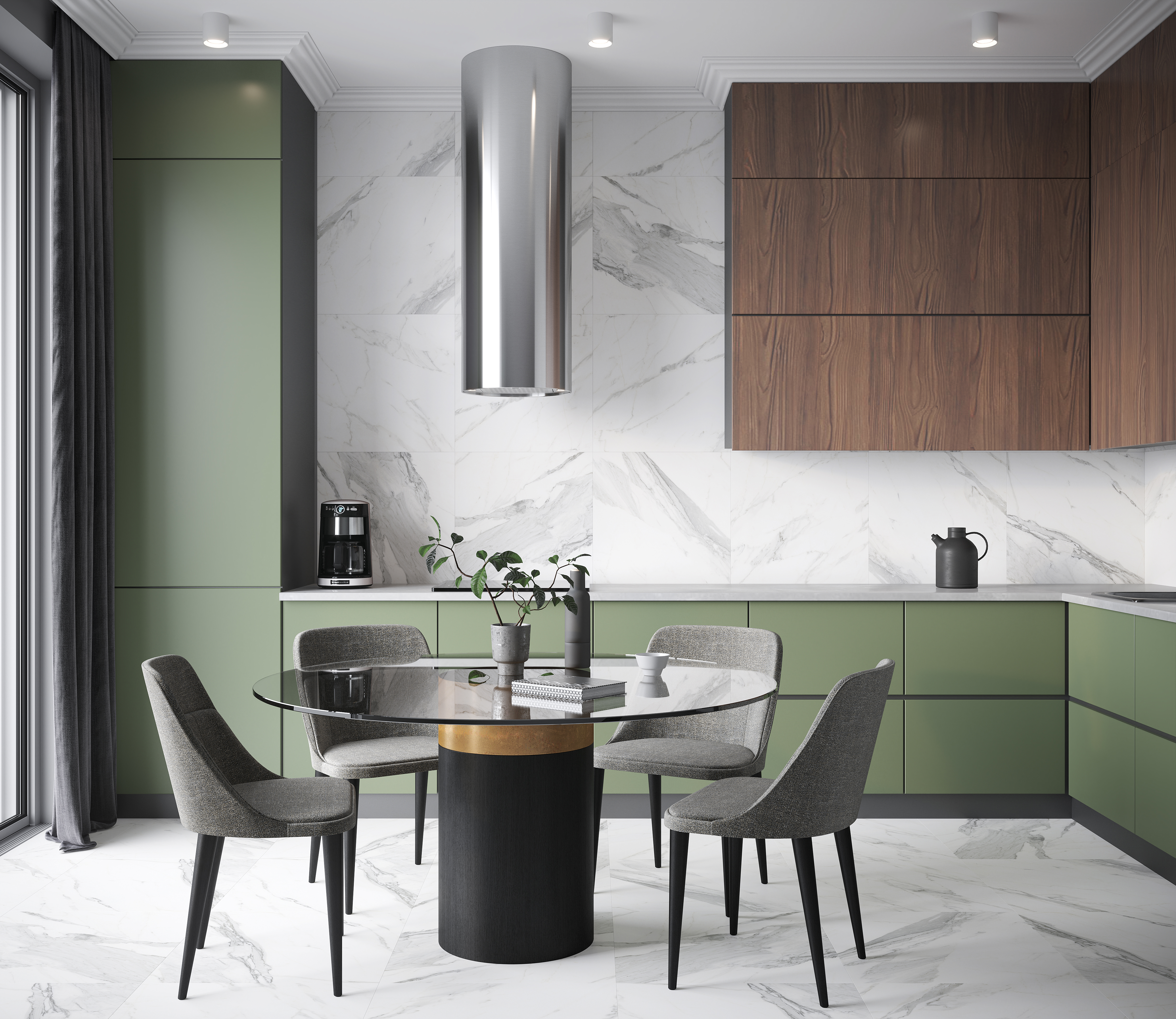 Изображение товара Керамогранит Laparet Calacatta Extra 60x60 см, белый, матовый, 1.44 м2