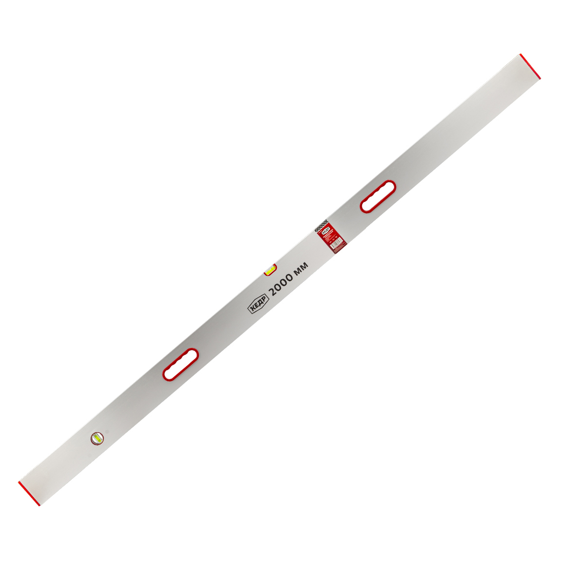 Изображение товара Алюминиевое правило с уровнем Кедр 090-2000 2 метра для строительных работ
