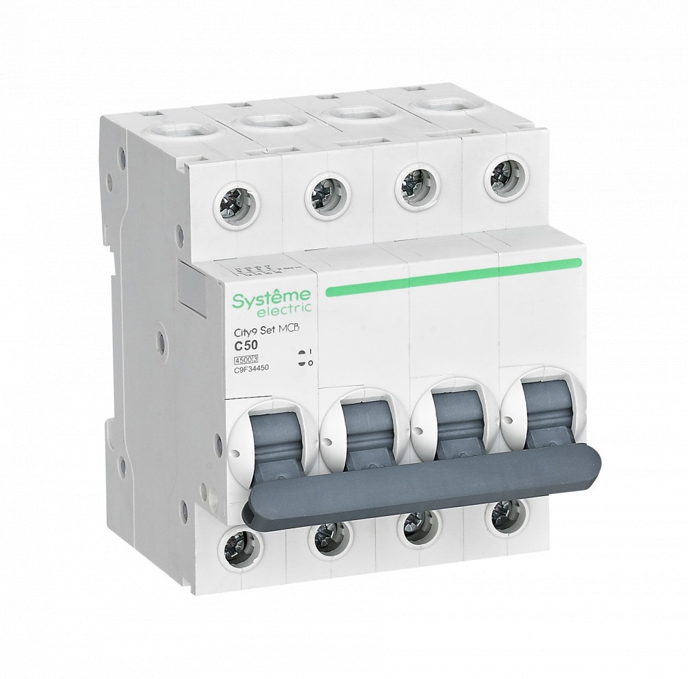 Изображение товара Автоматический выключатель City9 Set 4P C50 4 5 кА SYSTEME ELECTRIC