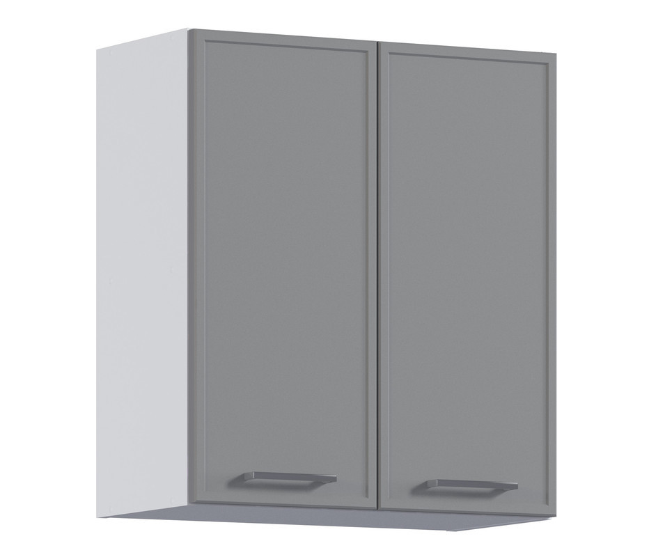 Изображение товара Навесной шкаф МЮНХЕН Столплит 60x68x30.6 см серый ЛДСП
