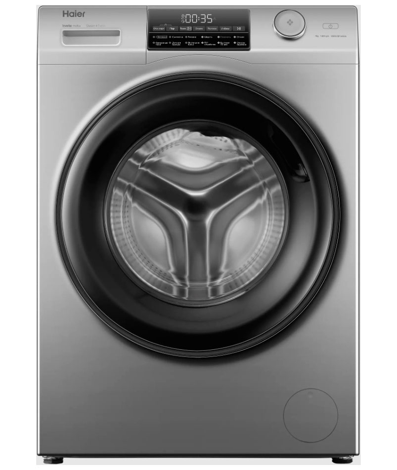 Изображение товара Стиральная машина Haier Hw90-bp14959s 59.5x85x49.7 см 9 кг цвет серебристый