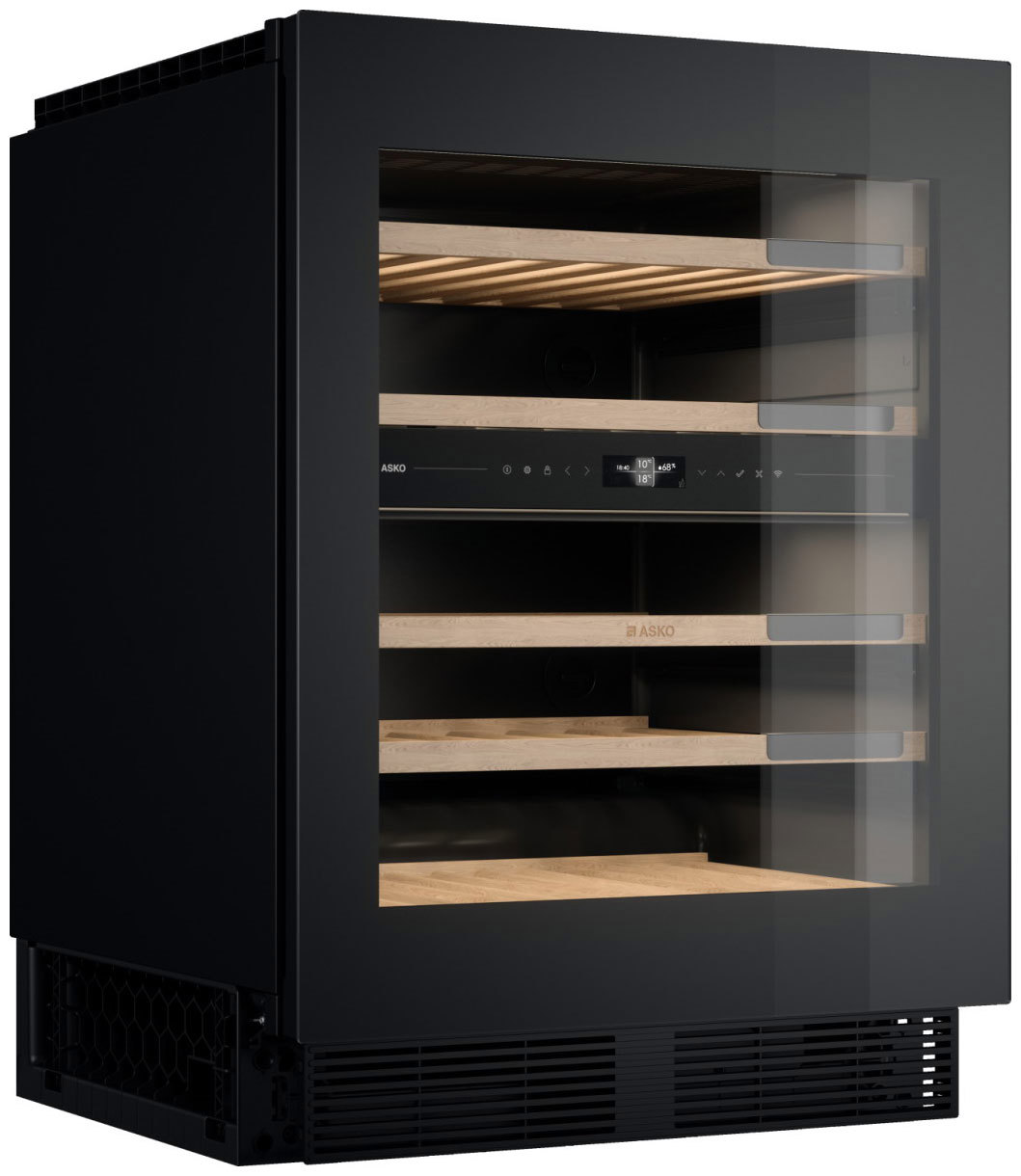 Изображение товара Винный шкаф ASKO 38 бутылок электроконтроллер черный с Wi-Fi управление Изображение товара Винный шкаф ASKO 38 бутылок электроконтроллер черный с Wi-Fi управление