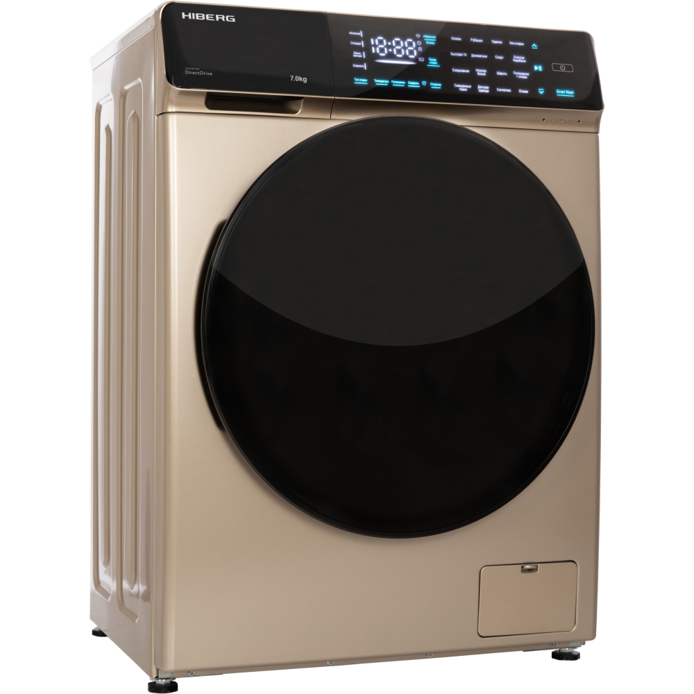Изображение товара Современная стиральная машина Hiberg i-DDQ9 с функциями Smart Wash и прямым приводом