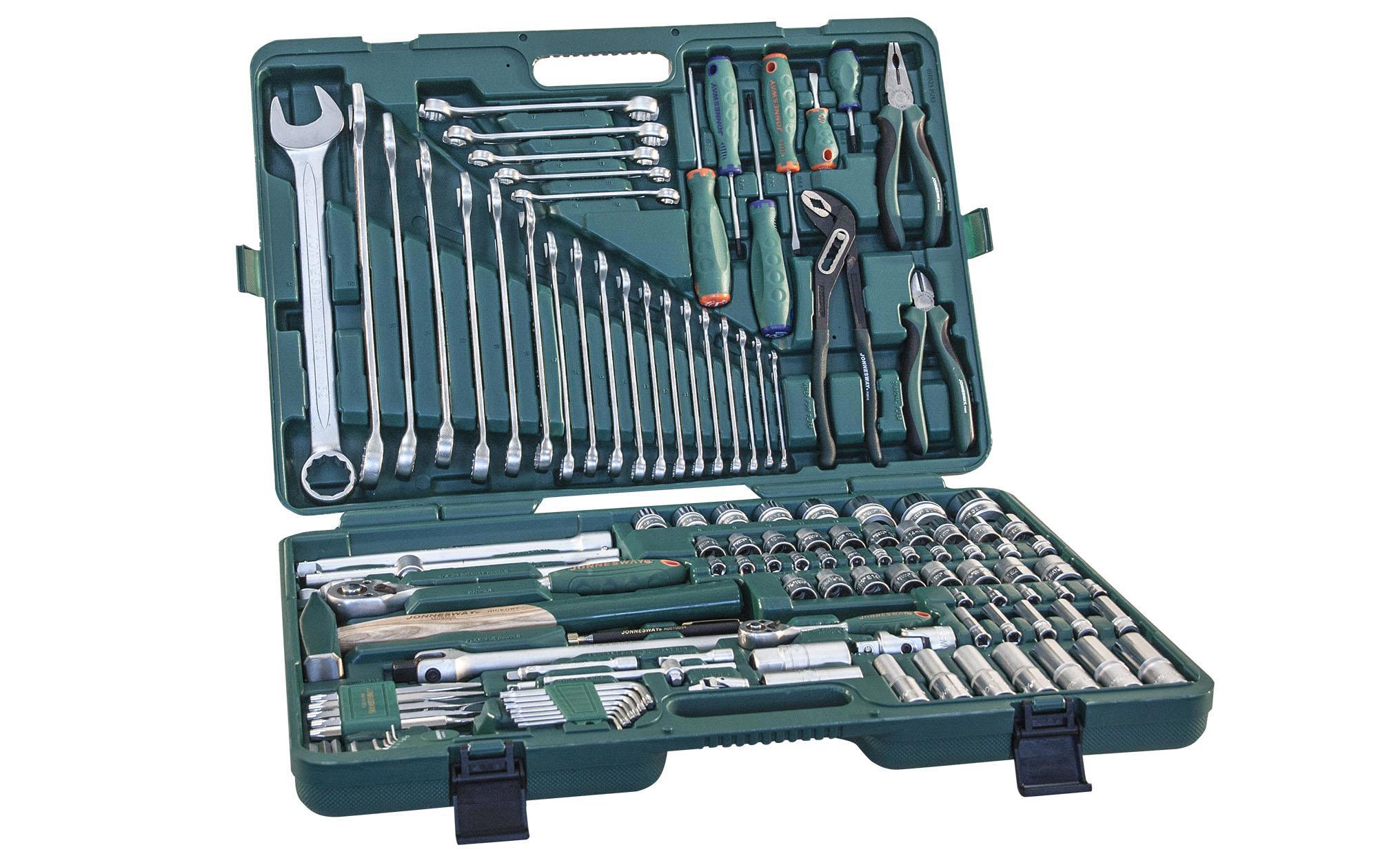 Изображение товара Набор инструментов Jonnesway 127 предметов S04H524127S с кейсом для профессионалов