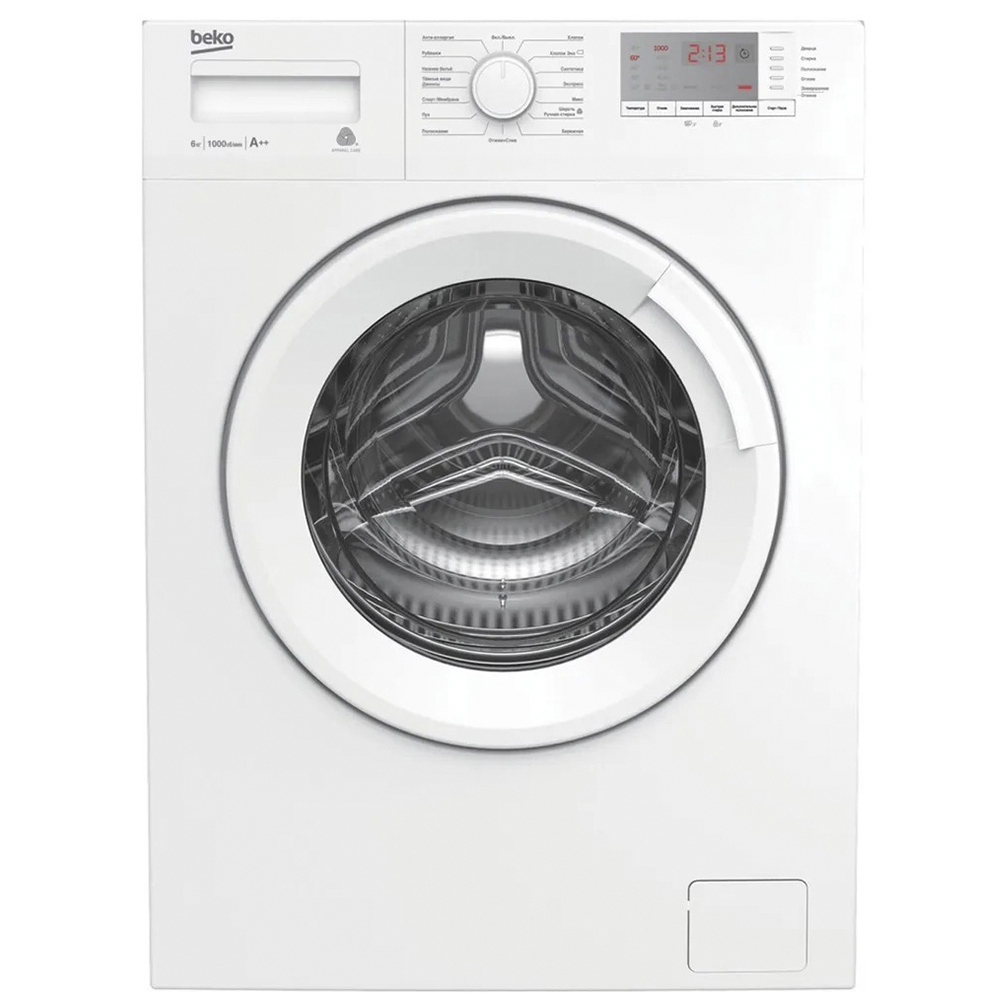 Изображение товара Стиральная машина BEKO WRE6512BWW 6 кг, класс A++, цифровой дисплей