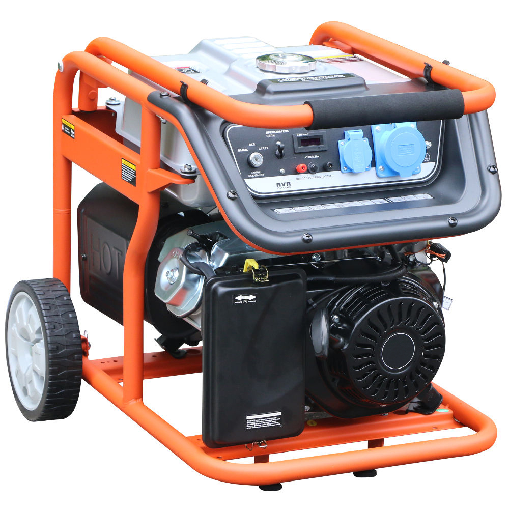 Изображение товара Бензиновый генератор EVOline KB 7000 6.5 кВт с электростартером и цифровым дисплеем