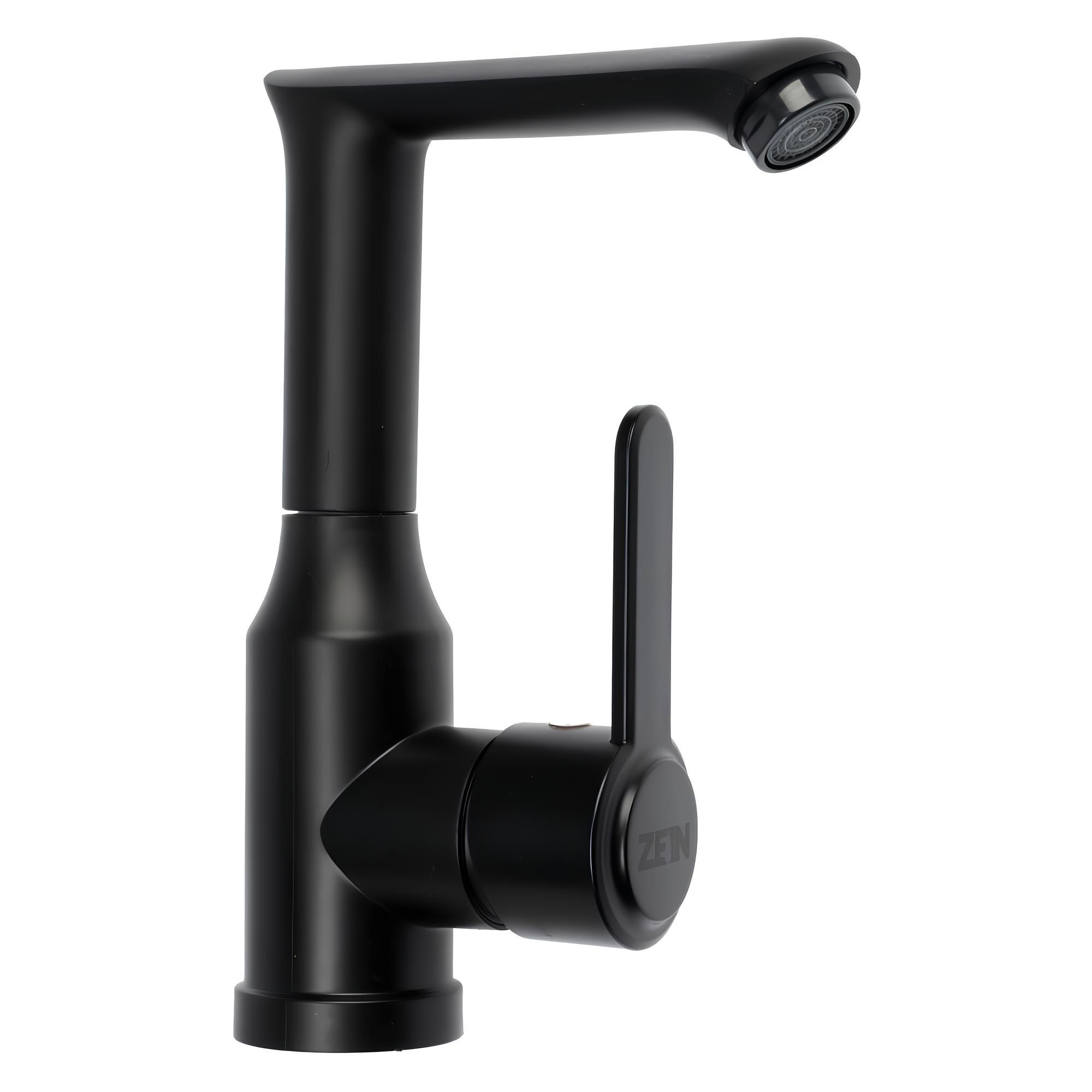 Изображение товара Смеситель для раковины Zein 9932003 однорычажный цвет черный