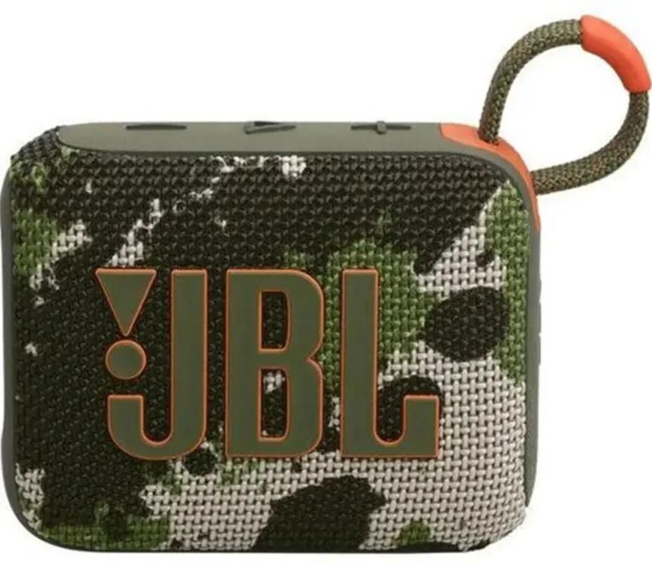 Изображение товара Портативная водонепроницаемая колонка JBL GO 4 в стиле камуфляж с стереозвуком
