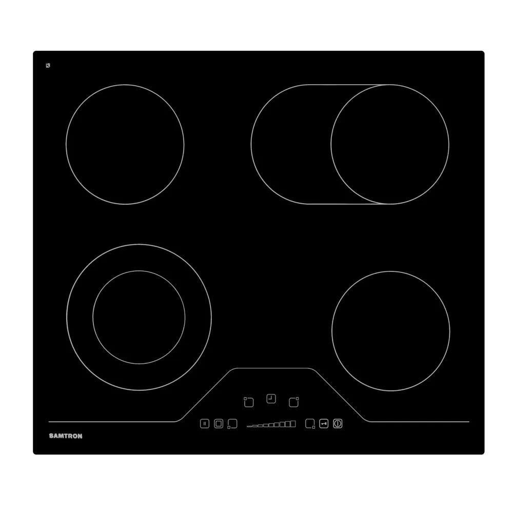 Изображение товара Электрическая варочная панель Samtron VC-660bg 59 см черный