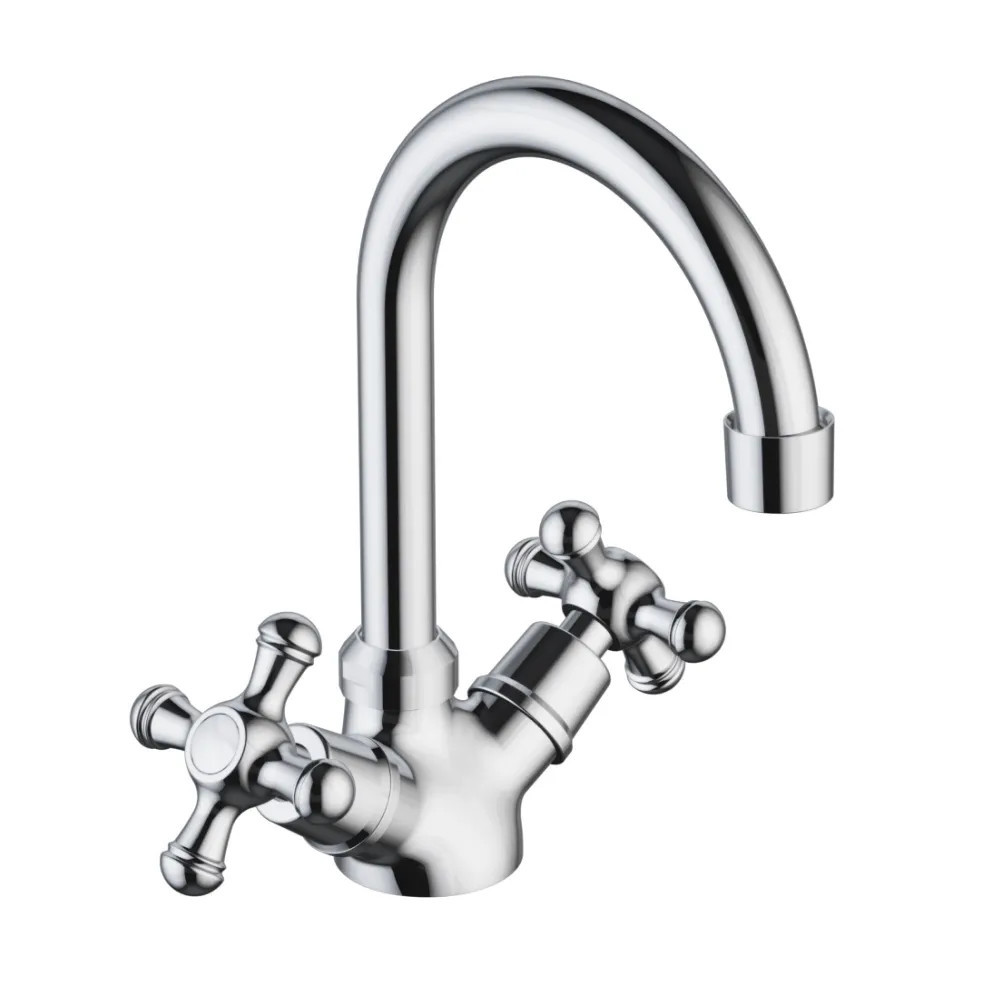 Изображение товара Смеситель для раковины Redblu by damixa 230210000_7214 двухвентильный цвет хром