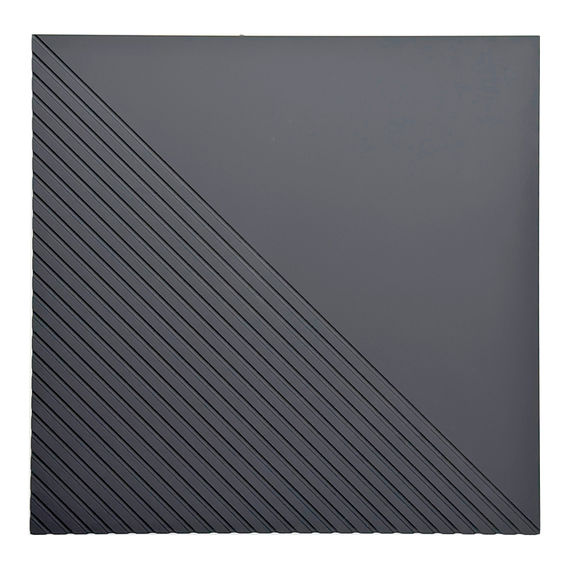 Изображение товара Стеновая панель 3D Paneliavrora Relief графит 500x500x6мм 1м² 4шт