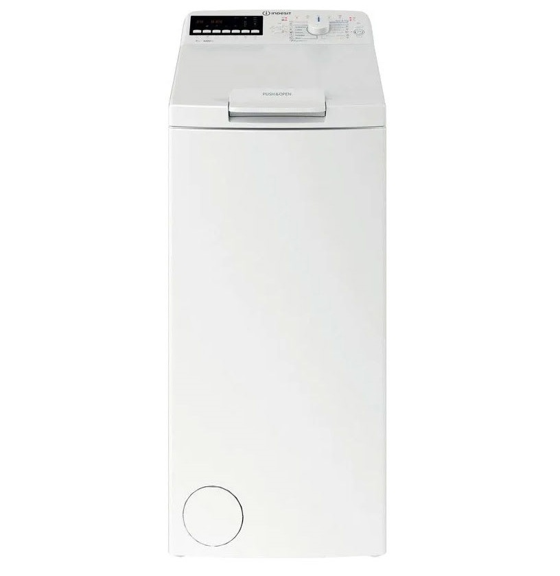Изображение товара Стиральная машина Indesit B7220P EU/N белая вертикальная 7 кг 12 программ