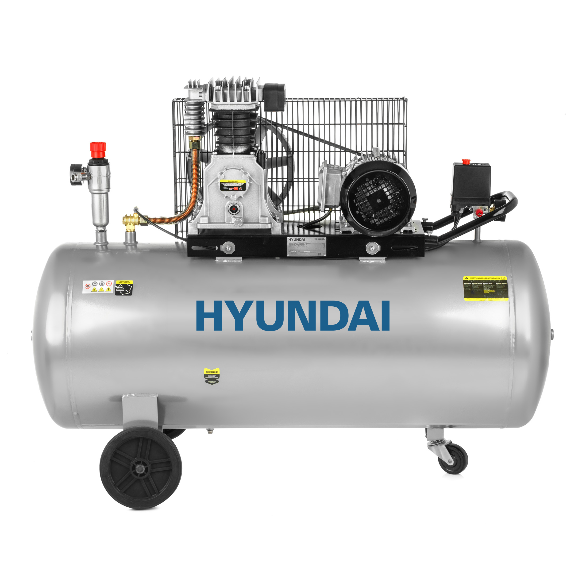 Изображение товара Поршневой компрессор Hyundai HYC 40200-3BD 200 л 400 л/мин
