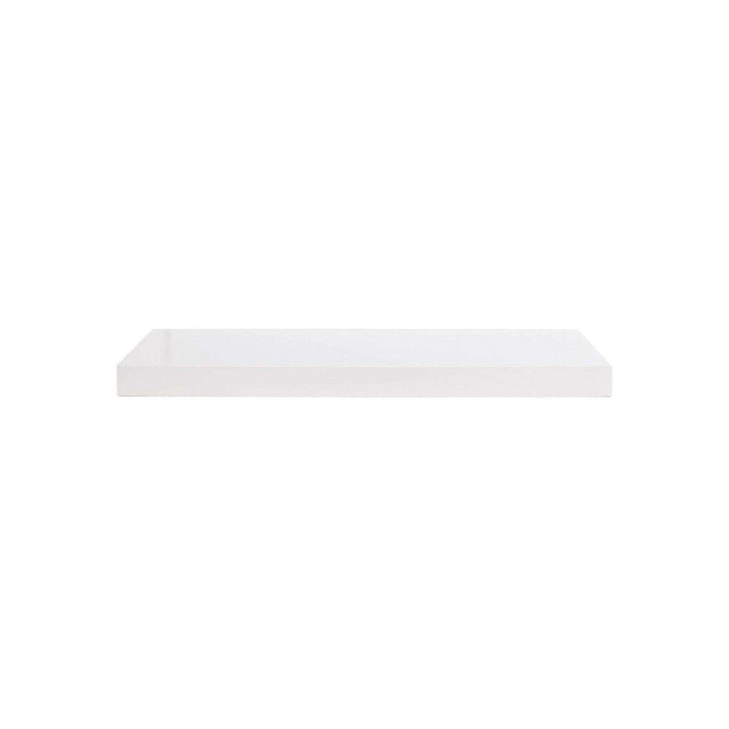 Изображение товара Полка Aquanet 60x20 см ДСП белый глянец