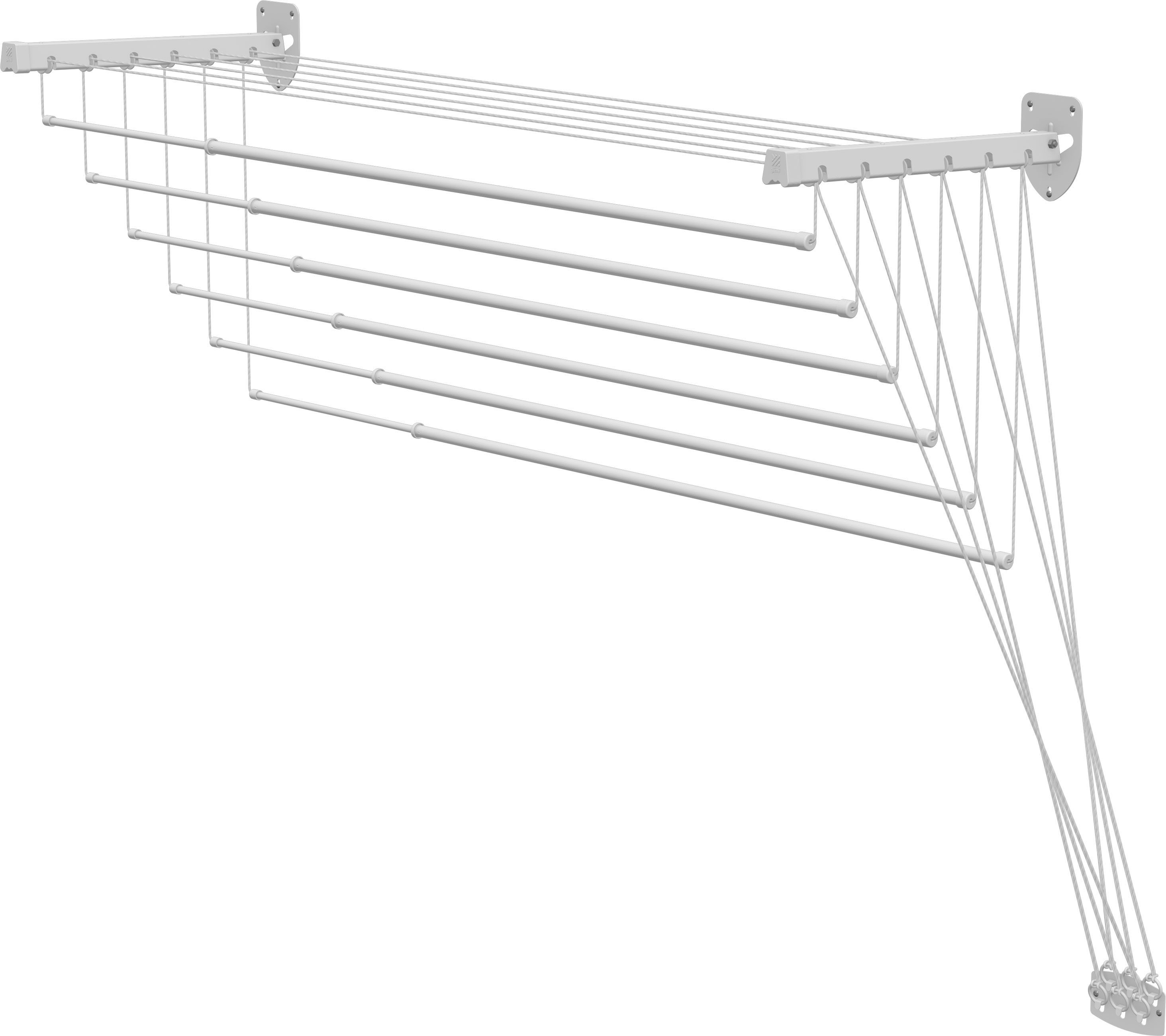 Изображение товара Настенная сушилка для белья Gimi Lift 160 9.5м 214617