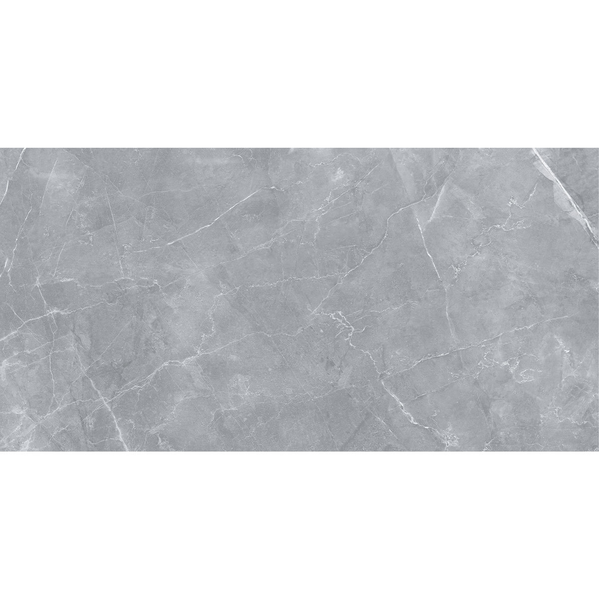 Изображение товара Керамогранит STARO SILK 60x120 см серый матовый мраморный эффект